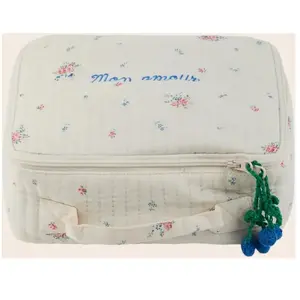 Emile et Ida - Malette de rangement Pâquerette Blanc taille unique pas cher