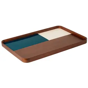 Maison Sarah Lavoine - Plateau - Bleu - Bois exotique laqué - Designer...Vendu parmade-in-design