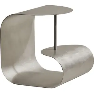 Maison Sarah Lavoine - Table d'appoint Gégé - Argent - Acier inoxydabl...