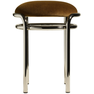 Maison Sarah Lavoine - Tabouret Moon - Beige - Velours de coton - Desi... pas cher