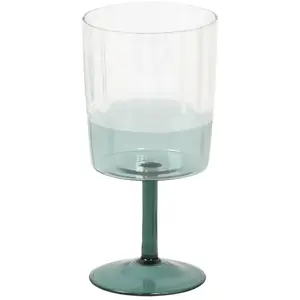 Maison Sarah Lavoine - Verre à vin Eclat - Bleu - Verre soufflé - Desi... pas cher