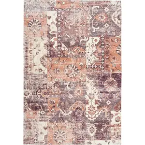 ReCollection Tapis tissé Coton Multicolore pas cher