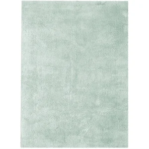 ReCollection Tapis shaggy Polyester Bleu pas cher