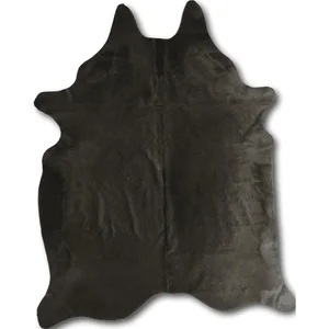 Esbeco Tapis peau naturelle Cuir Gris pas cher