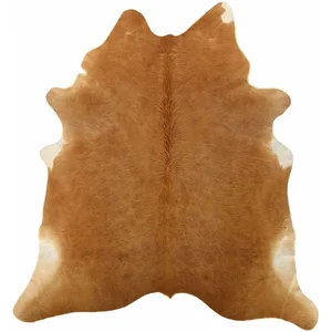 Esbeco Tapis peau naturelle Cuir Marron
