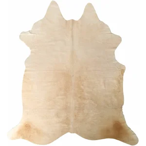 Esbeco Tapis peau naturelle Cuir Blanc pas cher