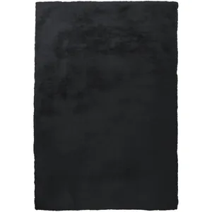 Arte Espina Tapis tissé Polyester Noir pas cher