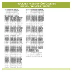 AEG Joint de tambour Sèche-linge 140066097019 ELECTROLUX,, FAURE - 322558