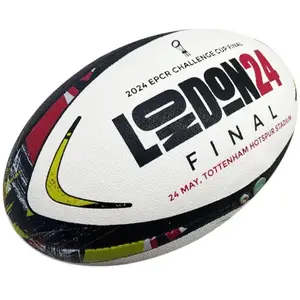 Gilbert Ballon De Rugby Innovo De La Finale Epcr Challenge Cup 2024 blanc T5Vendu parcdiscount