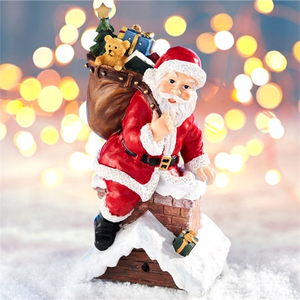 TempsL Père Noël sensor cheminée pas cher