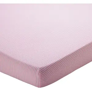 becquet Drap housse en coton VALSE FLEURIE motif pivoines rose pas cher