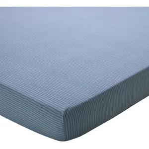 becquet Drap housse en coton VOILIERS bleu