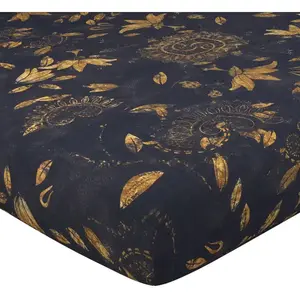 Becquet Drap housse coton multicolore fleuri JARDIN EXTRA pas cher