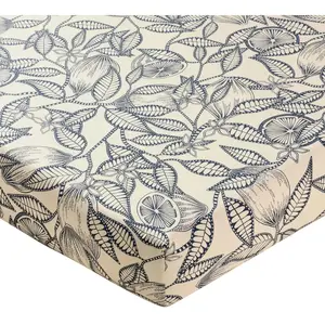 Becquet Drap housse CITRONNADE - jaune citron imprimé