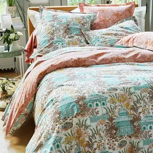 Becquet Housse de couette adulte multicolore, coton DR. ROYAL BOTANIC