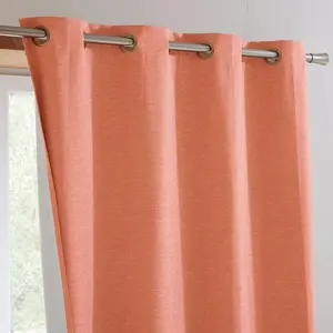 Becquet Lot de 2 rideaux ROSEW L135xH180 orange paprikaVendu par3suisses