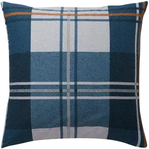 becquet Taie d'oreiller sac carrée CHRISTOPHE bleu pas cher
