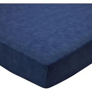 becquet Drap housse PIA percale motif feuillage multicolore pas cher