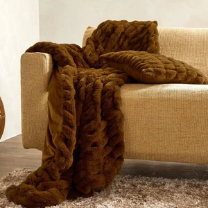 Becquet Plaid FOOLY Marron noisetteVendu par3suisses