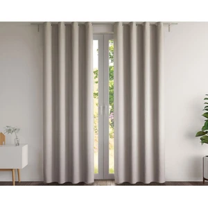 Becquet Rideau NATTE CHAMBRAY - sable pas cher