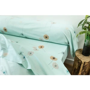 Becquet Drap plat coton PISSENLIT - vert céladon pas cher