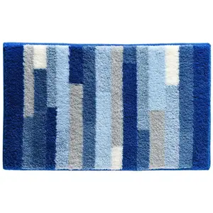 Becquet Tapis de bain PLANCHA Bleu pas cher