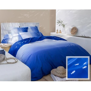 Becquet Taie d'oreiller AQUATIQUE - bleu pas cher