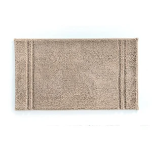 Becquet Tapis de bain beige LIGNUS en coton pas cher