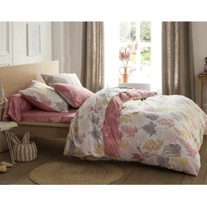 Becquet Drap-housse BOISEMENT rose en coton pas cher