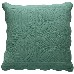 Becquet Housse d'oreiller BAILLARGUES vert en coton