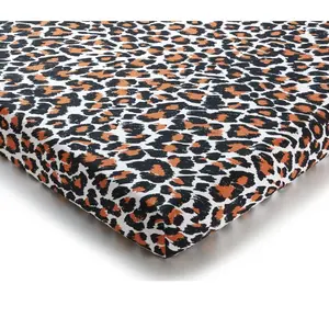 Becquet Drap-housse 90x190 FELIDE multicolore en coton pas cher