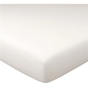 becquet Drap-housse Super Grands Bonnets 40 cm blanc en coton pas cher