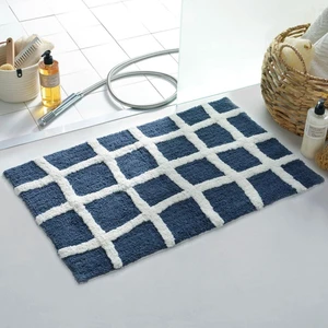 Becquet Tapis de Bain Bleu marine ABYSSALE pas cher