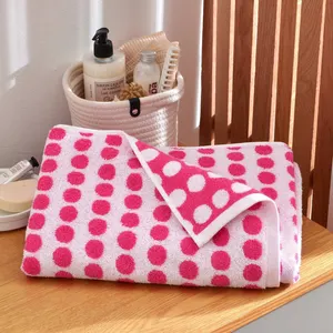Becquet Drap de bain 70x140 rose en coton 450 g/m² pas cher
