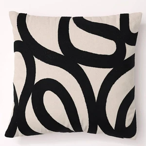 Becquet Coussin noir en coton SPIROVendu par3suisses