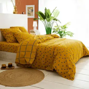 Becquet Housse de couette en coton MAX jaune pas cher