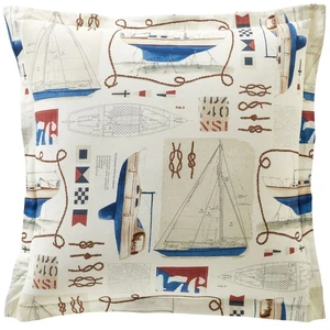Becquet Taie d'oreiller AMARRER beige en coton pas cher