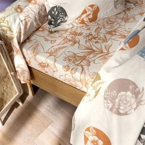 Becquet Drap plat DOTTY en coton beige pas cher