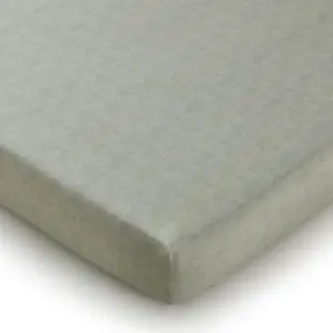 Becquet Drap housse en coton vert kaki HORIZON pas cher