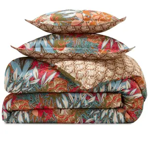 Becquet Housse de couette double face, couleurs d'automne DR. BALLET FEERIQUE pas cher