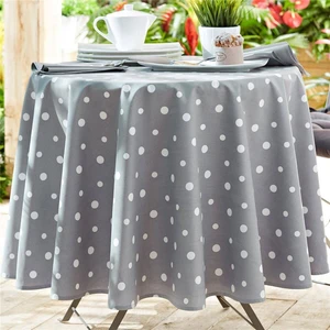 Becquet Nappe en coton enduit ZUMBA grise 150cm pas cher