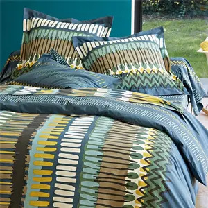 Drap-housse motif ethnique coton Becquet - Unique pas cher