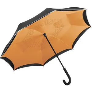 Non communiqué Fare - Parapluie standard FP7715 - noir et orangeVendu parfnac