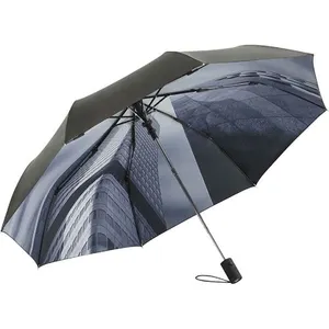 Non communiqué Fare - Parapluie de poche FP5593 - noir imprimé villeVendu parfnac