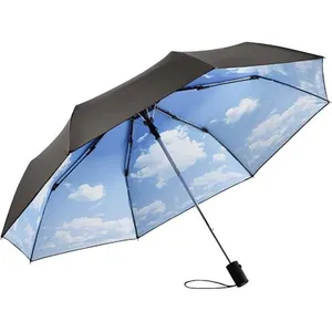 Non communiqué Fare - Parapluie de poche FP5593 - noir imprimé nuageVendu parfnac