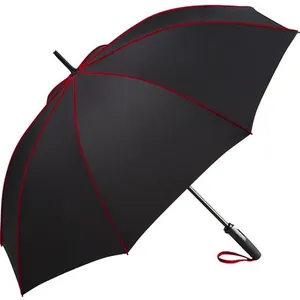 Non communiqué Fare - Parapluie standard - FP4399 - noir et rouge pas cher
