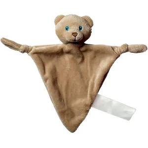 MBW Doudou Bébé Peluche Nounours 60314 Marron Clair pas cher