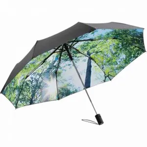 Non communiqué Fare - Parapluie de poche- FP5593 - noir et imprimé forêtVendu parfnac