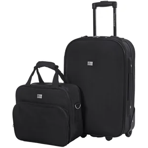 David Jones - Set Valise Cabine Souple + Mallette Voyage Vanity Toile ... pas cher