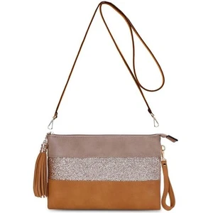 Comparateur de prix : Pochette Crazychic Pochette Soirée Paillette - Sac Bandoulière